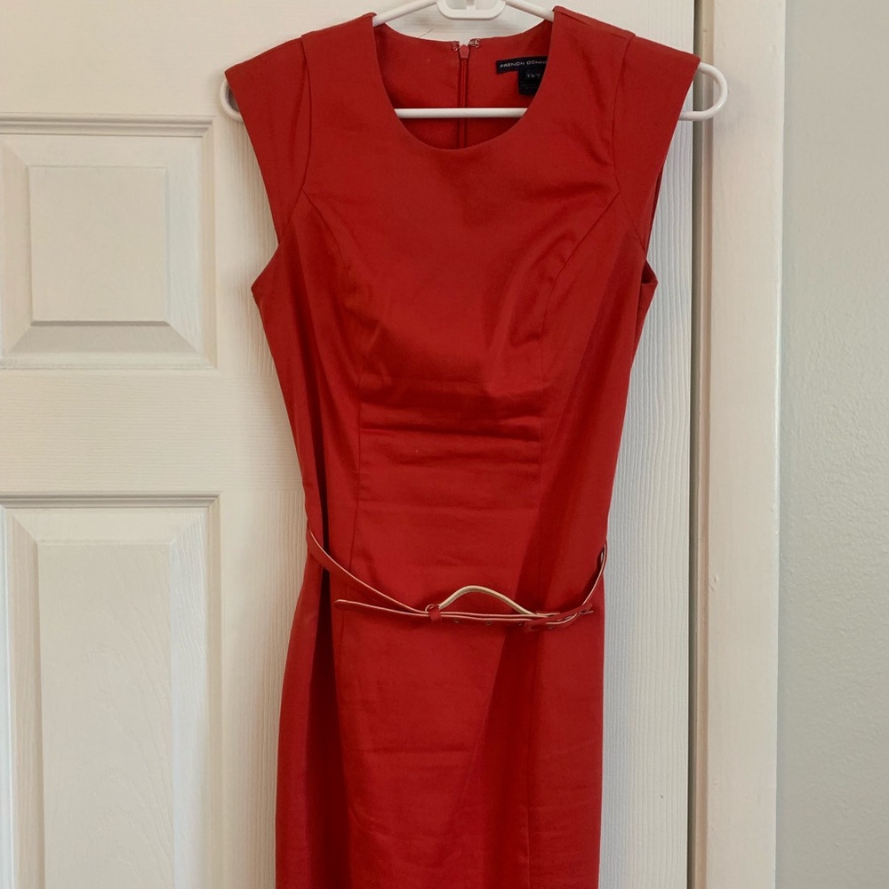 French Connection belted dress